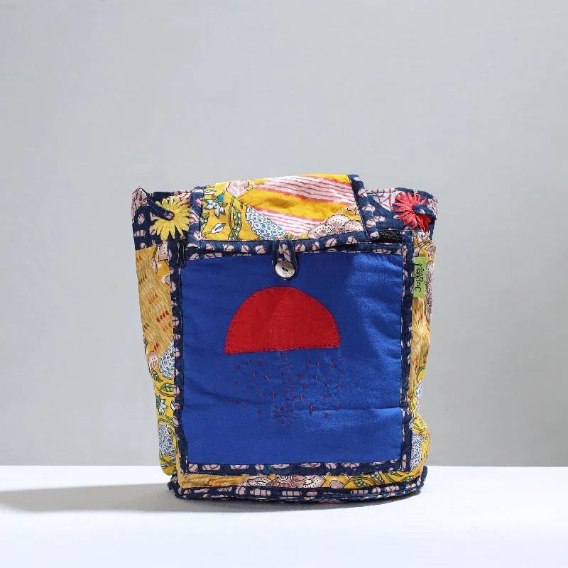 Multicolor - Jugaad Patchwork Handmade Pithu Bag 100