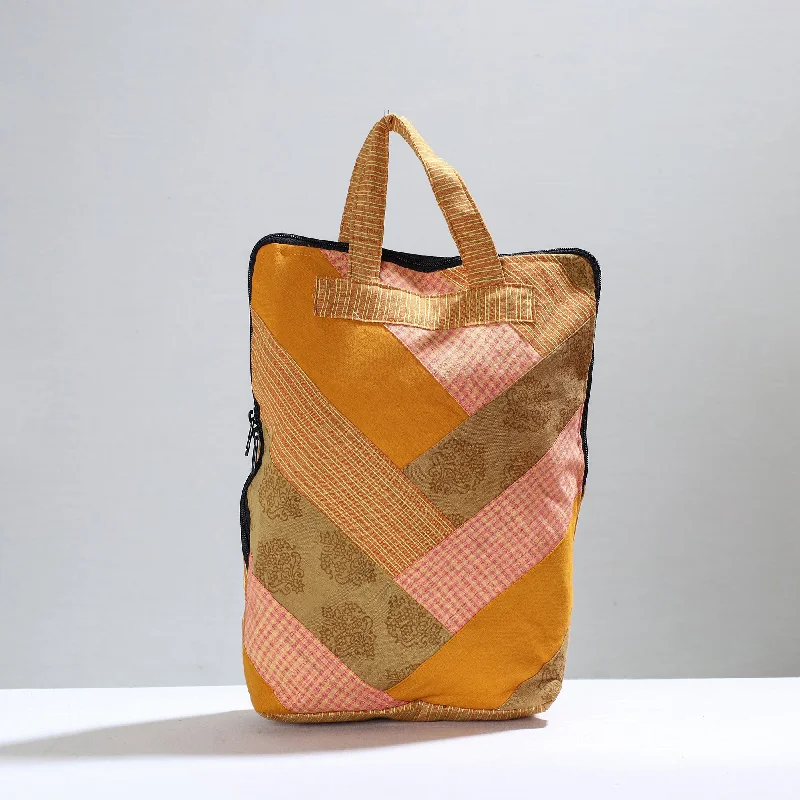 Multicolor - Jugaad Patchwork Handmade Pithu Bag 113