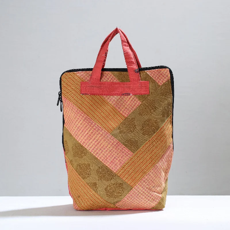 Multicolor - Jugaad Patchwork Handmade Pithu Bag 114