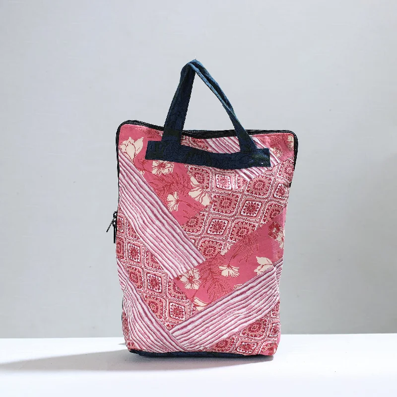 Multicolor - Jugaad Patchwork Handmade Pithu Bag 120