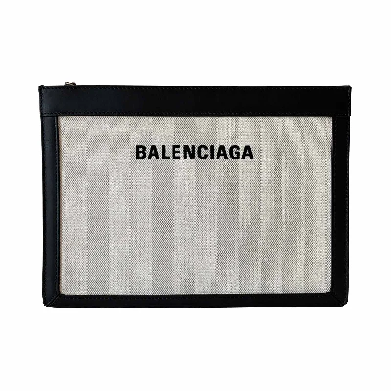 Balenciaga Leather-Trimmed Canvas Cross-Body Bag