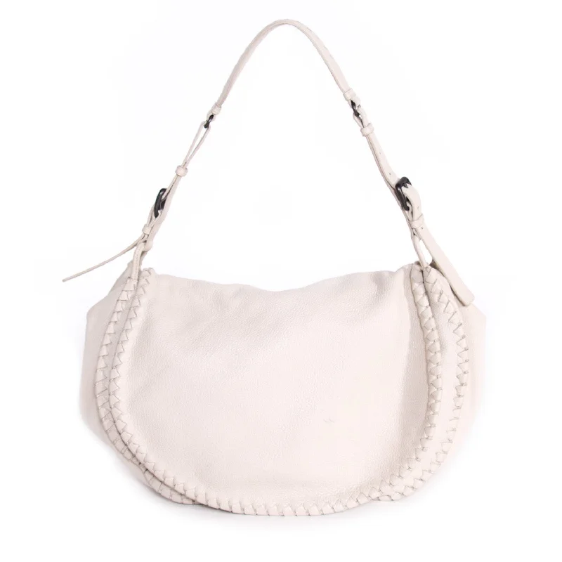 Bottega Veneta Intrecciato-Trimmed Shoulder Bag