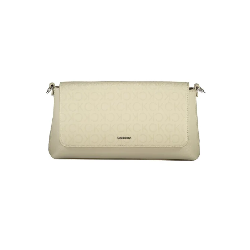 Calvin Klein Beige Polyester Handbag