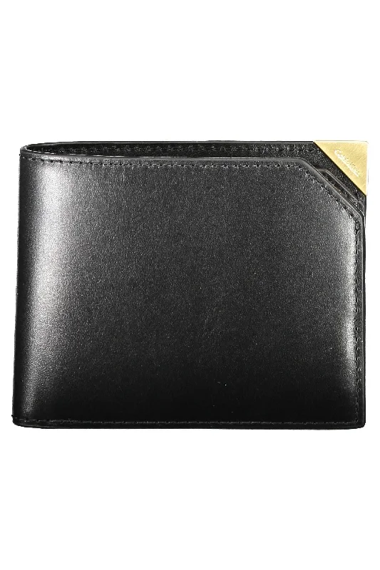 Calvin Klein Black Leather Mens Wallet