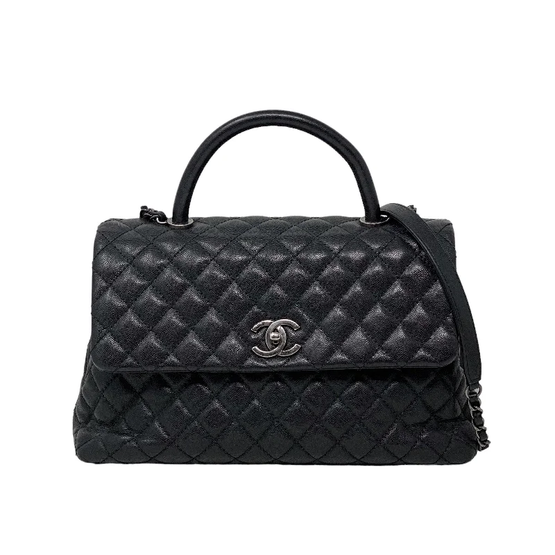 Chanel Black Large Coco Handle