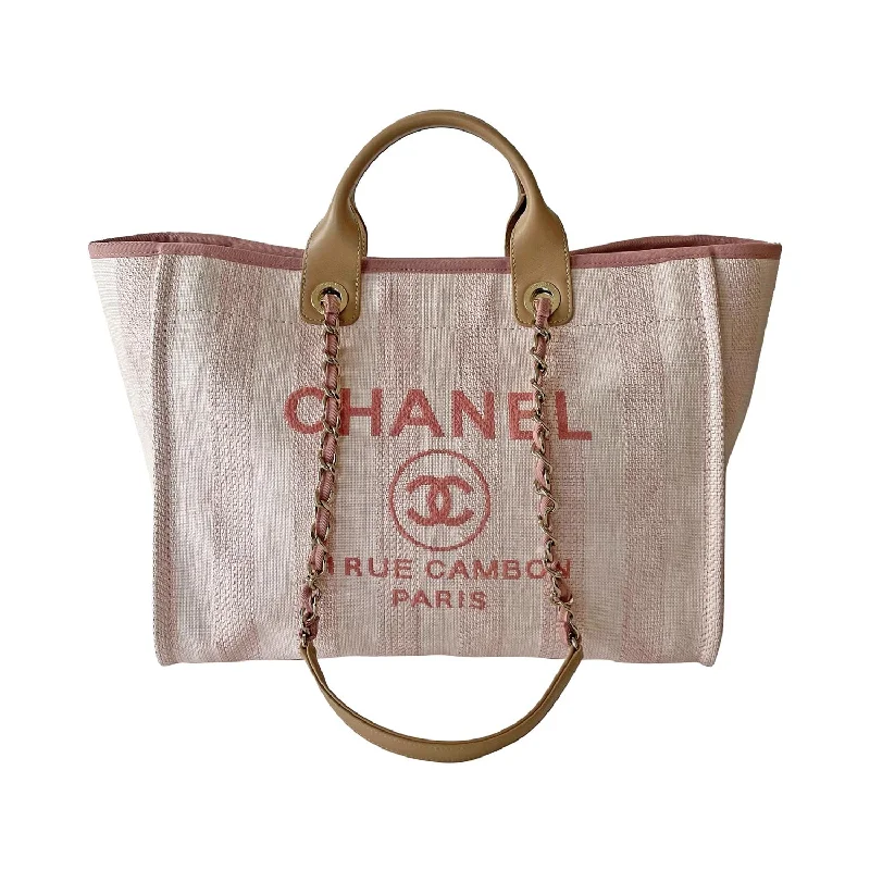 Chanel Deauville Shopper Tote Bag