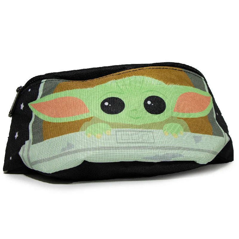 Fanny Pack - Star Wars The Child Chibi Carriage Pod Pose Stars Black White