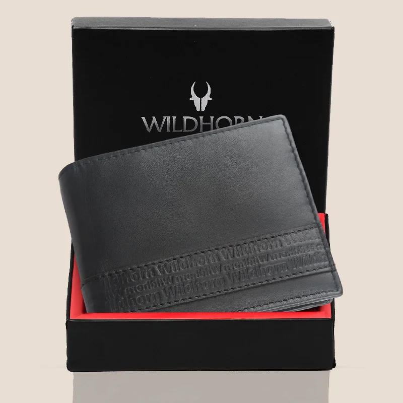 EDMONTON RFID Protected Leather Wallet for Men