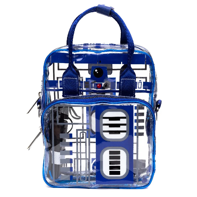 Star Wars Bag, Cross Body, Star Wars R2 D2 Droid Components, Transparent, Clear PVC