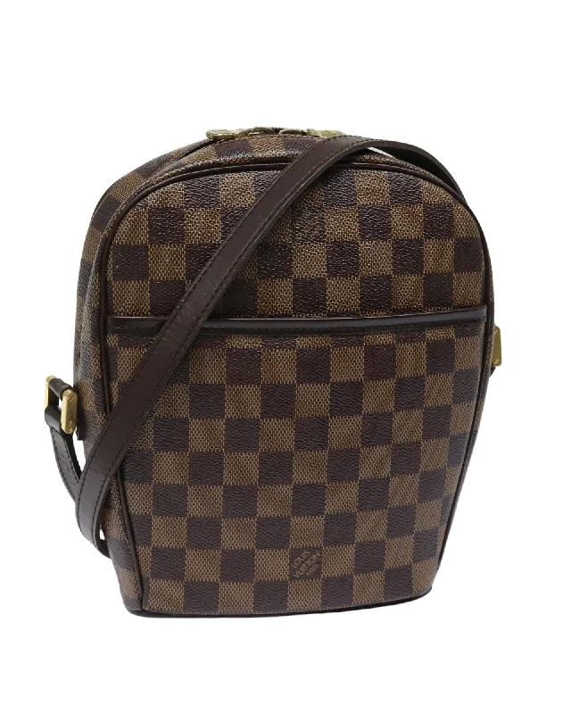 Damier Ebene Canvas Ipanema PM Shoulder Bag