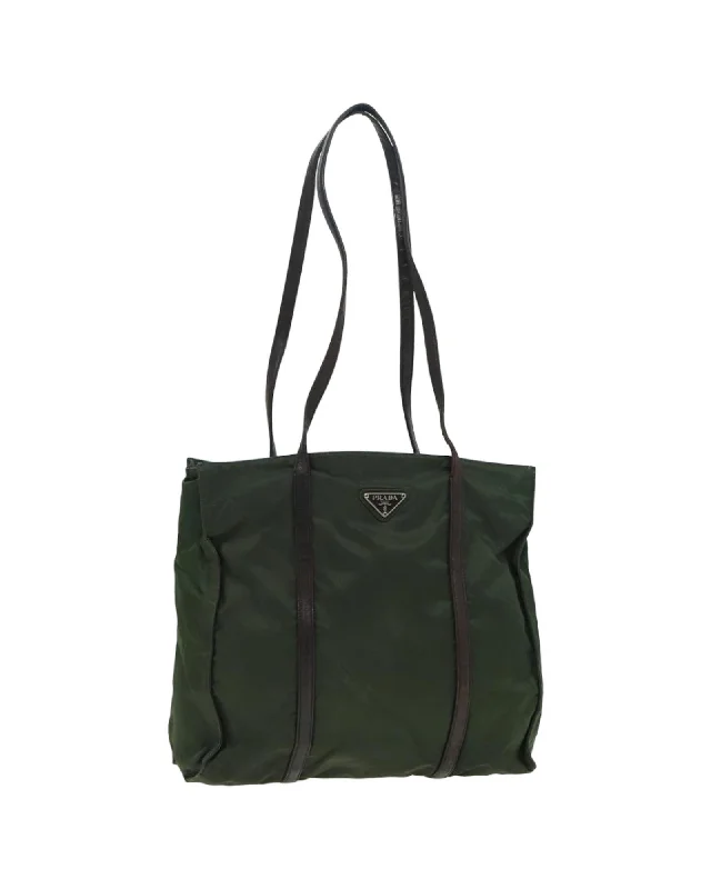 Nylon Shoulder Bag with Adjustable Strap