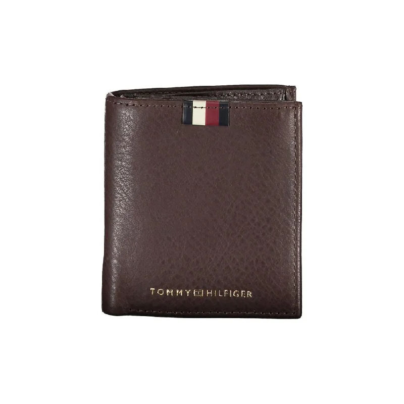 Tommy Hilfiger Brown Leather Men Wallet