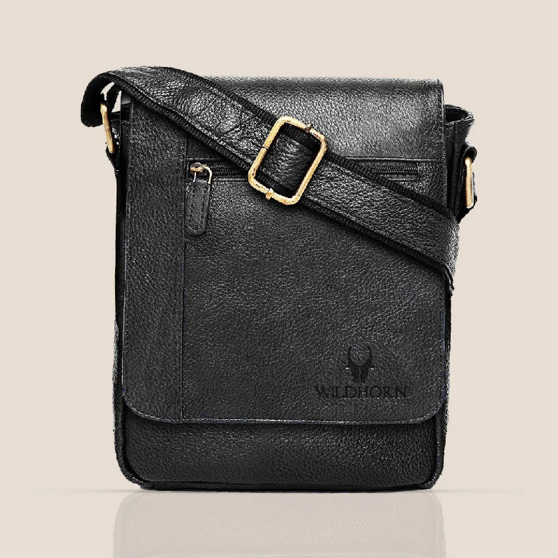 WHITEFIELD Leather Sling Bag for Men