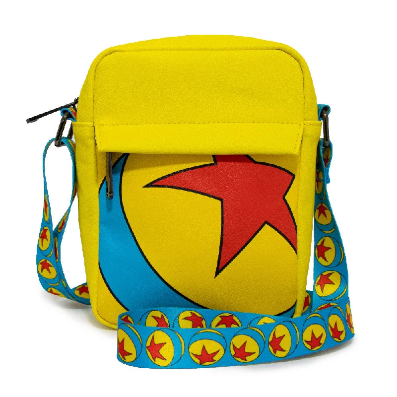 Women's Crossbody Wallet - Pixar Luxo Ball Yellow Blue Red