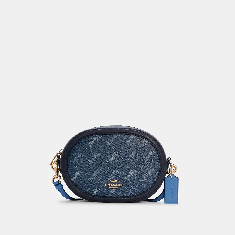 COACH Camera Bag With Horse And Carriage Dot Print