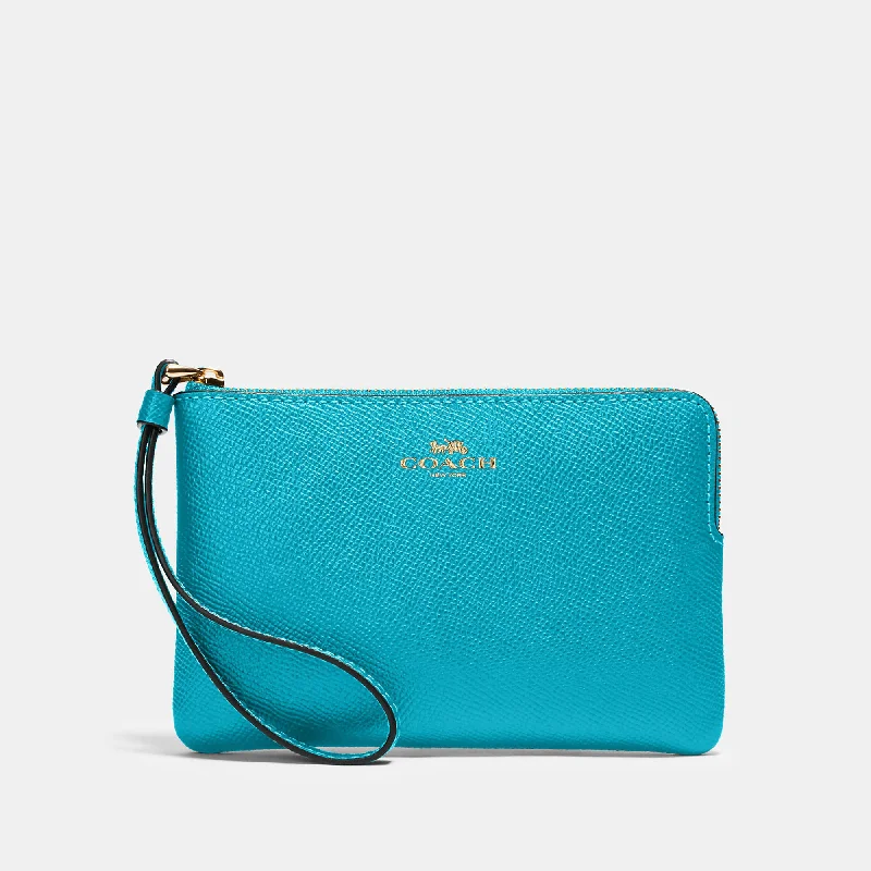 COACH Corner Zip Wristlet