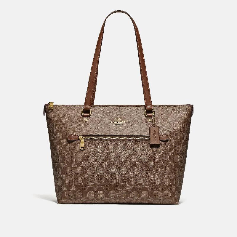 COACH Gallery Tote In Signature Canvas