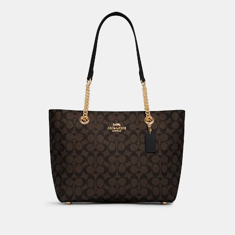 COACH Marlie Tote In Signature Canvas