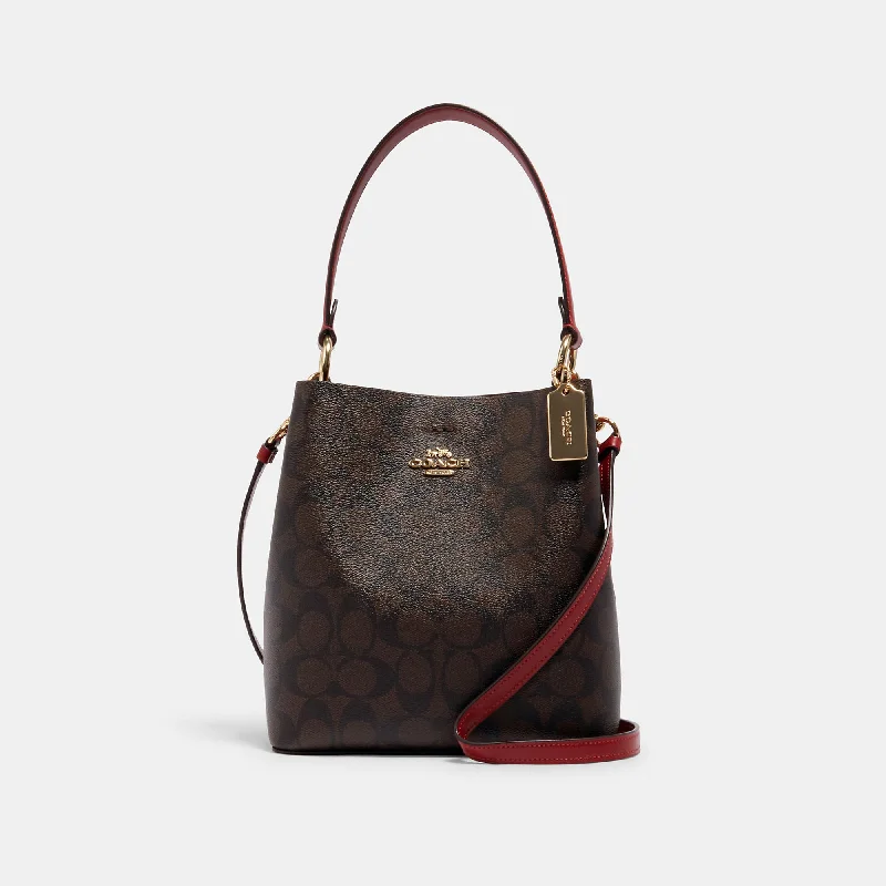 COACH Small Town Bucket Bag In Signature Canvas