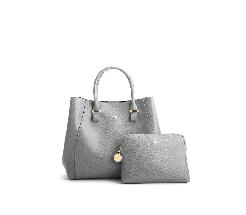 Gunas New York Jane Grey Vegan Leather Satchel