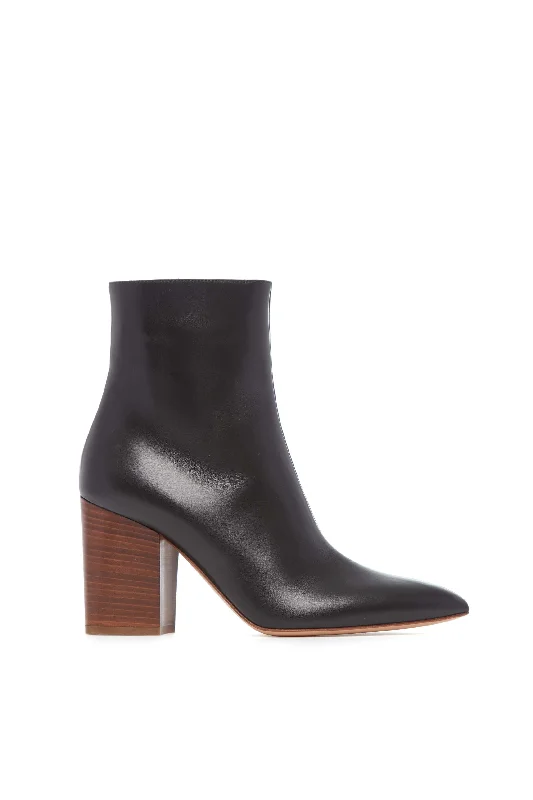 Rio Ankle Boot in Black Leather