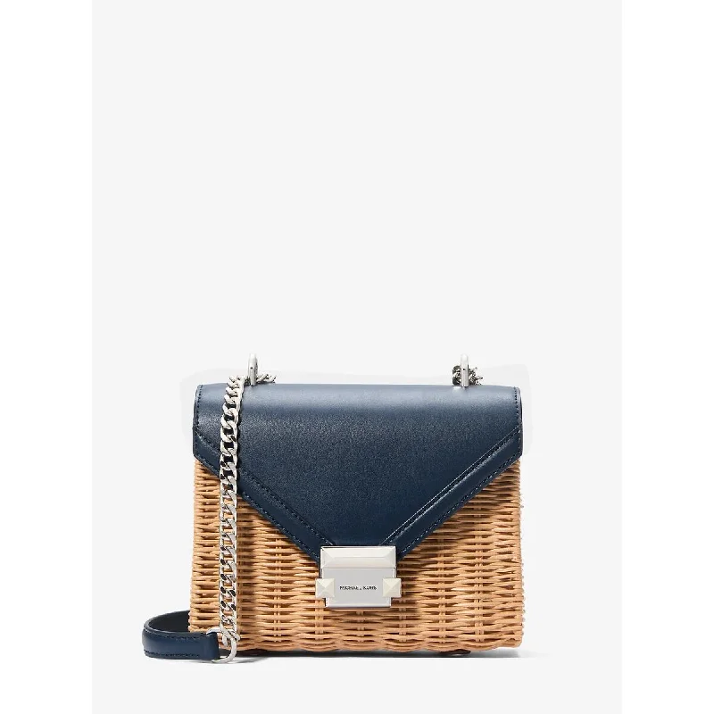 Michael Kors WHITNEY Rattan Shoulder Crossbody Bag