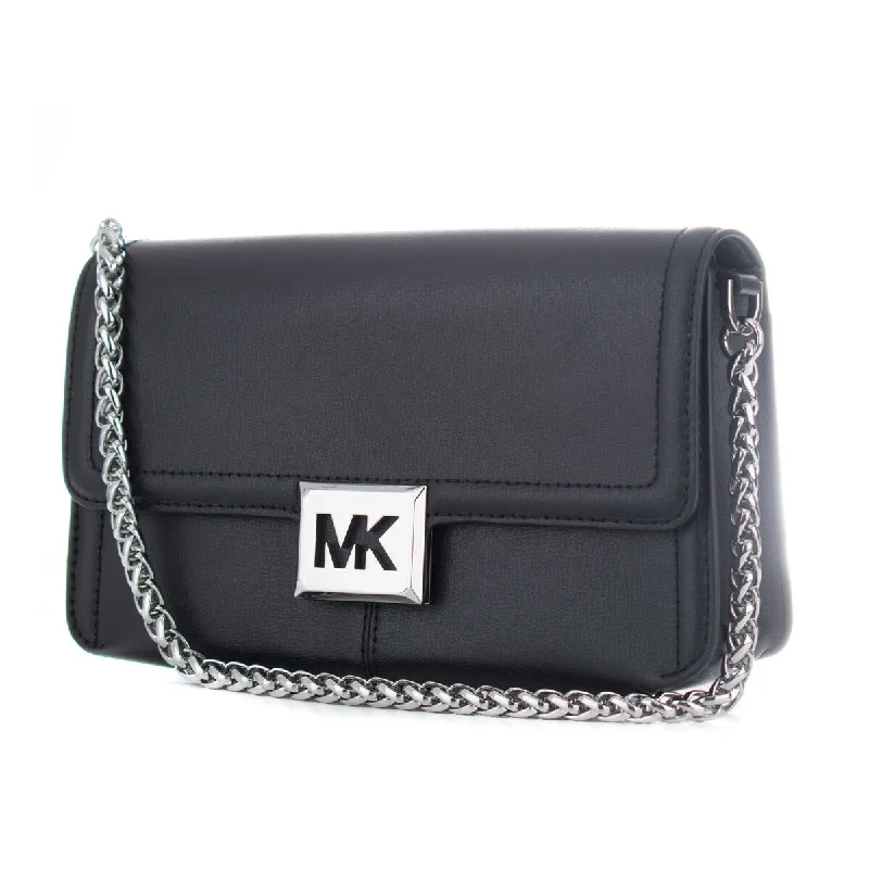 Michael Kors 35F1S6SL3L-BLACK Black Leather Shoulder Bag