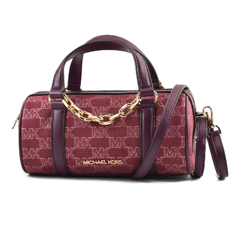 Michael Kors Logo Mulberry Satchel Bag Red