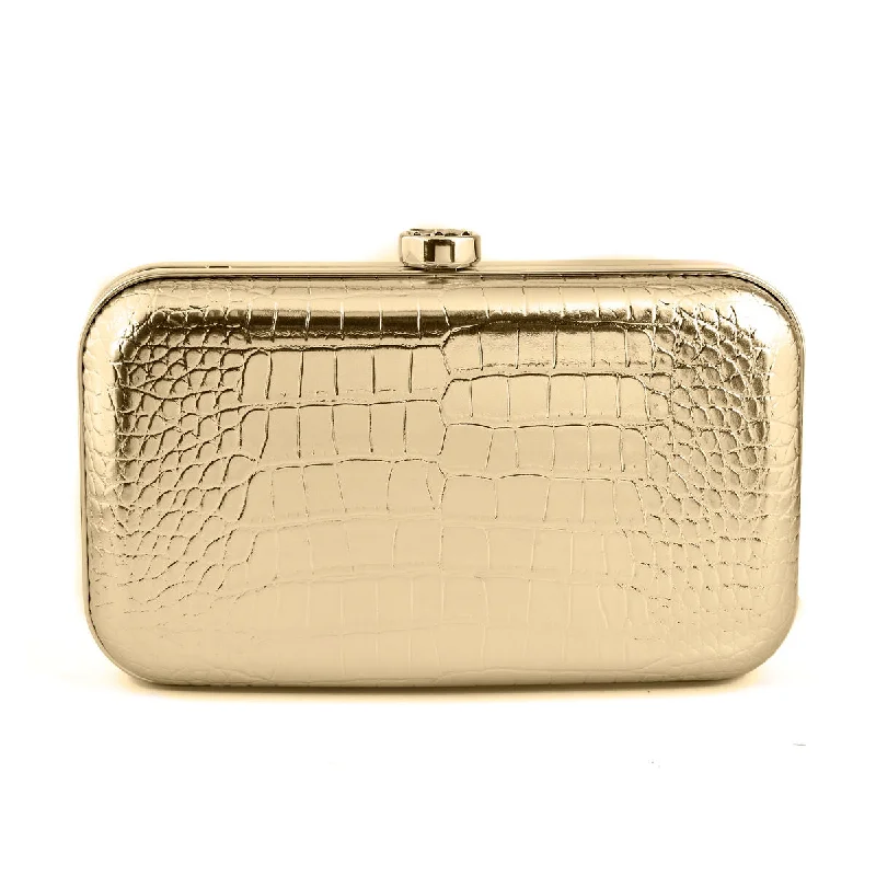 Michael Kors Gold Chain Clutch Shoulder Bag